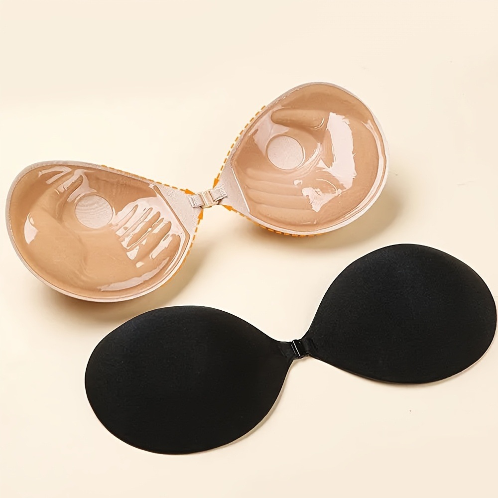 Full Coverage Bra - アダムズハンド パームカップ インビジブルブラ、寄せ上げ下着、ブラパッド、ウェディングドレス、インビジブル ﻿ 自己粘着性シリコンブラ -