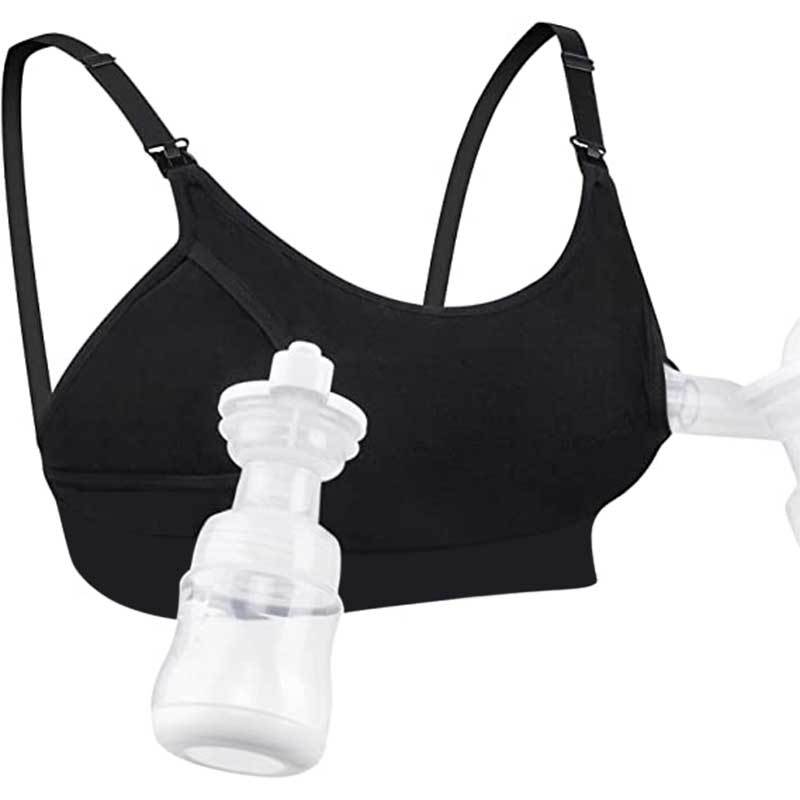 Nursing Bra Clip - 妊婦授乳ブラジャーマタニティハンズフリーポンプブラジャー授乳ブラジャー母親の下着妊娠授乳ブラジャー