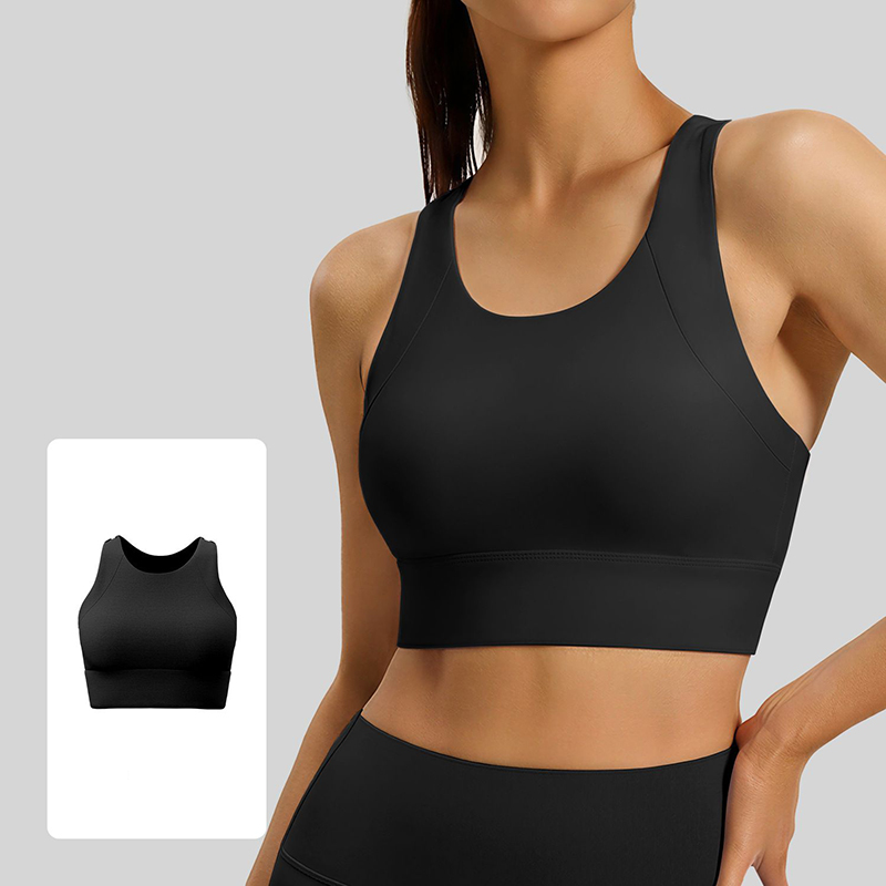 2026年ファッションレーサーバックヨガブラ、女性用耐衝撃性 - Sports Bra Racerback のレビューと価格