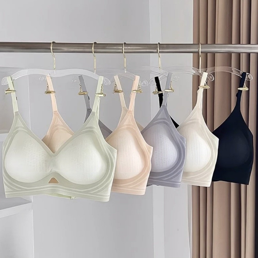 快適なビューティーバック女性用ブラジャー下着、深いV字型プッ - Wirefree Bra Comfort のレビューと価格