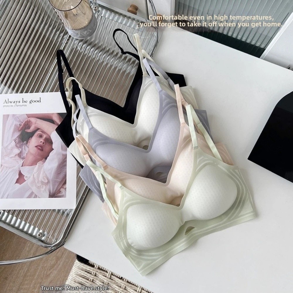 快適なビューティーバック女性用ブラジャー下着、深いV字型プッ - Wirefree Bra Comfort のレビューと価格