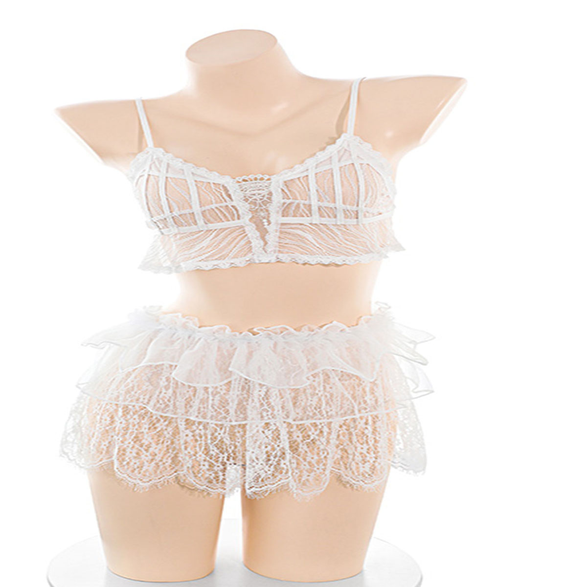 LISM スイートシアーレースランジェリーセット 女性用、ス - Lace Bralette Set のレビューと価格