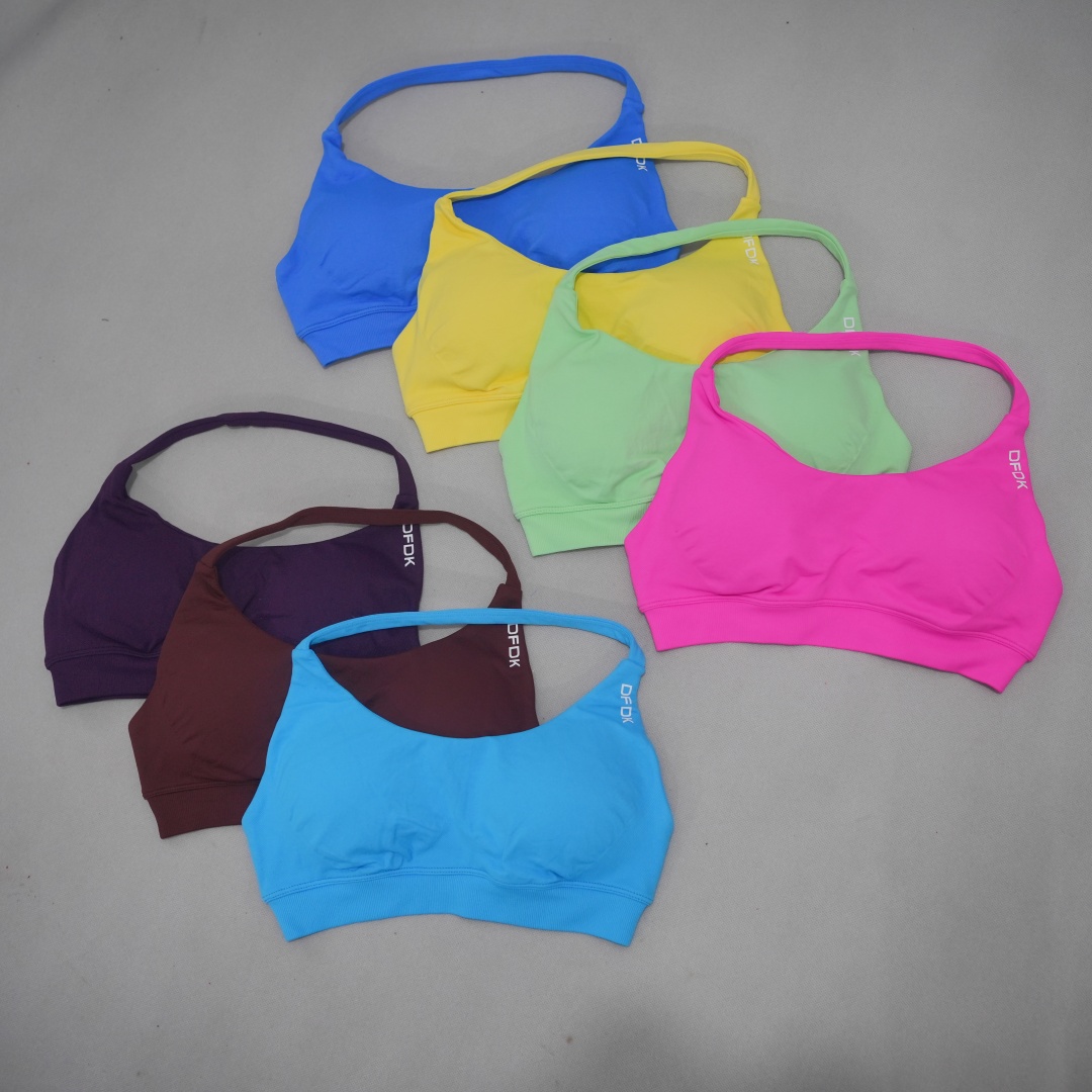 DFDK レディース シームレス スポーツブラ ハイサポート - Plunge Bra Push Up のレビューと価格