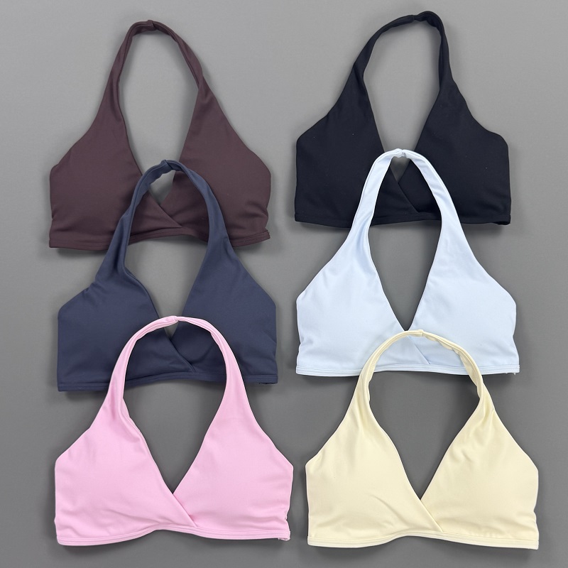 ジムトップ レディース ホルターネック スポーツブラ フロン - Sports Bra Racerback のレビューと価格