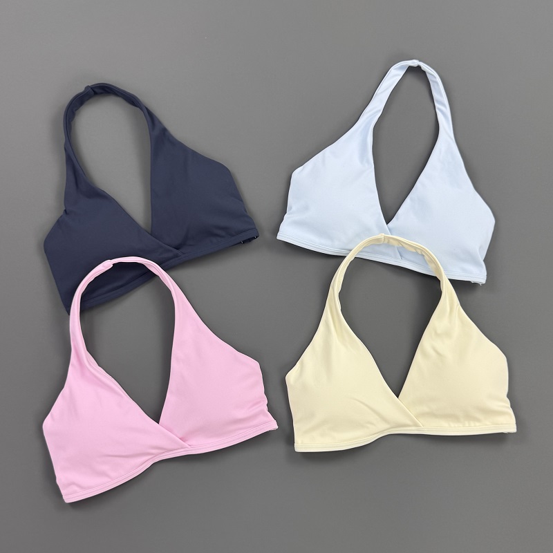 ジムトップ レディース ホルターネック スポーツブラ フロン - Sports Bra Racerback のレビューと価格