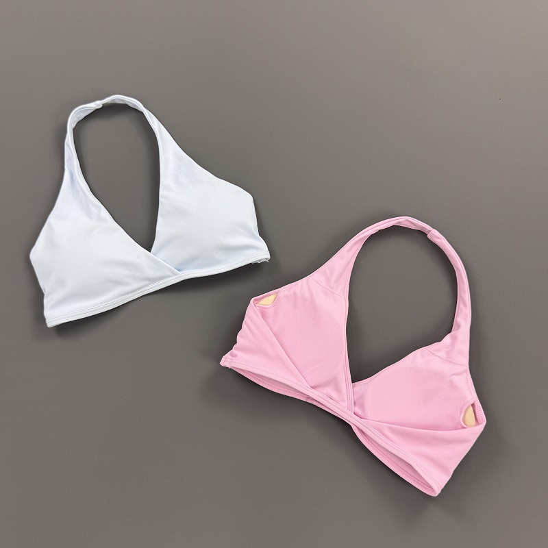 ジムトップ レディース ホルターネック スポーツブラ フロン - Sports Bra Racerback のレビューと価格